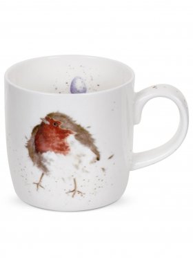 Royal Worcester Garden Friend (Robin) Mug