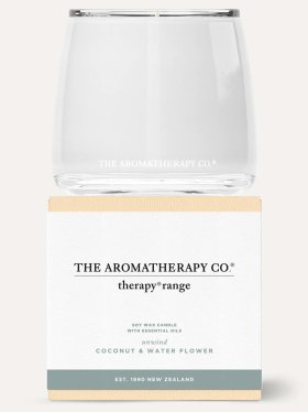 The Aromatherapy Co. Therapy Candle - Unwind: Coconut & Water Flower 260g