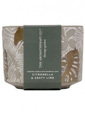 The Aromatherapy Co. Garden Candle - Citronella & Zesty Lime 300g