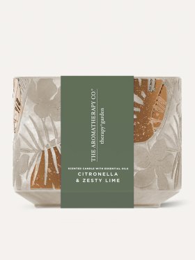 The Aromatherapy Co. Therapy Garden Candle Citronella & Zesty Lime 300g