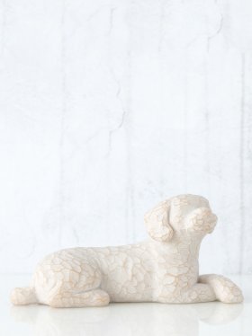 Willow Tree Figurine - Love my Dog (small, lying down)