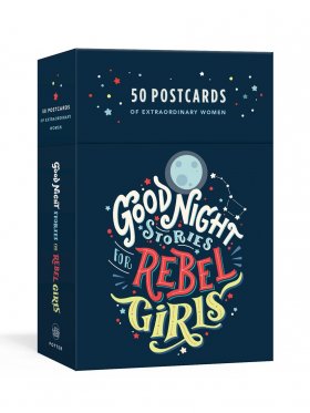 Good Night Stories for Rebel Girls: 50 Postcards