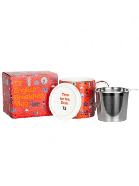 T2 Iconic English Breakfast Mug with Infuser