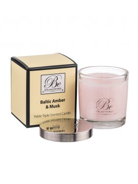 Be Enlightened Petite Candle 100g - Baltic Amber & Musk