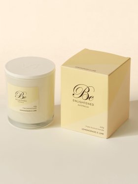 Be Enlightened Petite Candle 100g - Lemongrass