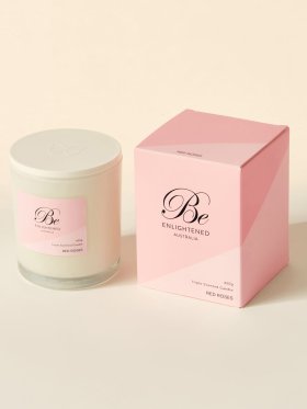 Be Enlightened Petite Candle 100g - Red Roses