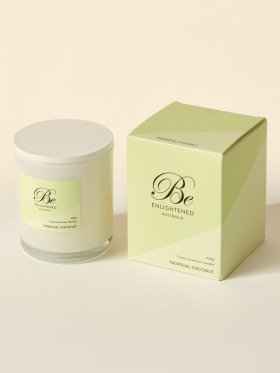 Be Enlightened Petite Candle 100g - Tropical Coconut