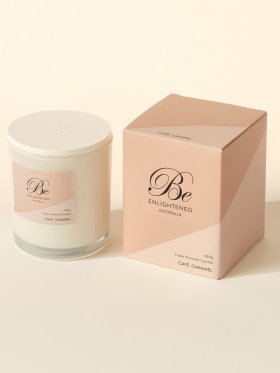 Be Enlightened Petite Candle 100g - Cafe Caramel