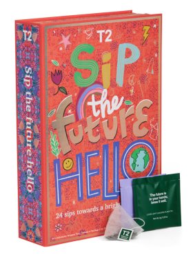 T2 Sip the Future Hello Teabag Advent Calendar