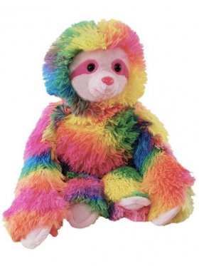 Plush Rainbow Sloth 42cm