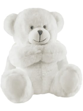 Plush Bear Angel White 23cm