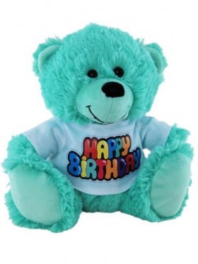 Plush Bear Happy Birthday 23cm