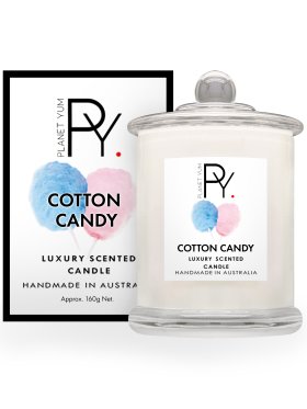 Planet Yum Cotton Candy Luxury Scented Candle 160g