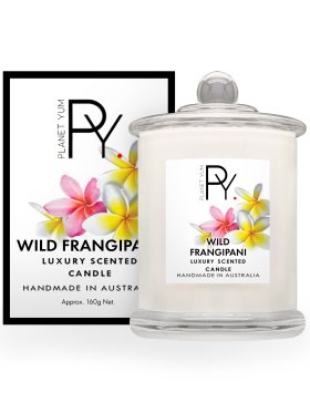 Planet Yum Wild Frangipani Luxury Scented Candle 160g