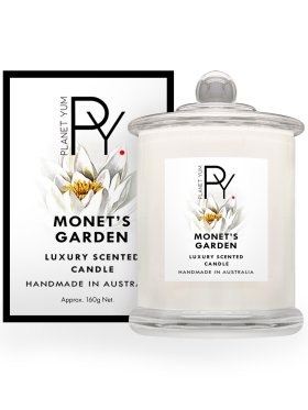 Planet Yum Monet's Garden Luxury Scented Candle 160g