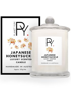 Planet Yum Japanese Honeysuckle Luxury Scented Candle 160g
