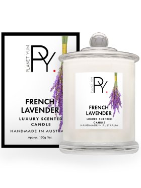 Planet Yum French Lavender Luxury Scented Candle 160g