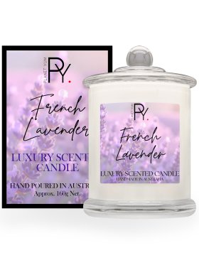 Planet Yum French Lavender Luxury Scented Candle 160g