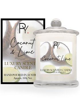Planet Yum Coconut & Lime Luxury Scented Candle 160g
