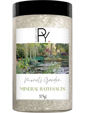 Planet Yum Monet's Garden Mineral Bath Salts Relaxing Soak 350g