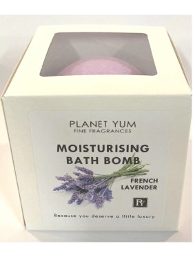 Planet Yum French Lavender Bath Bomb 245g