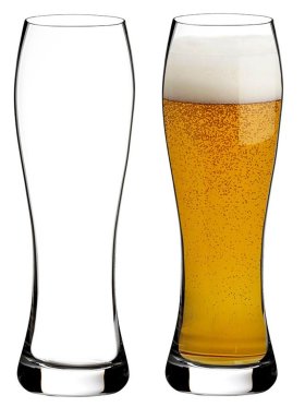 Waterford Crystal Elegance Lager Pair - Beer Glasses