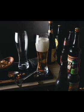 Waterford Crystal Elegance Lager Pair - Beer Glasses