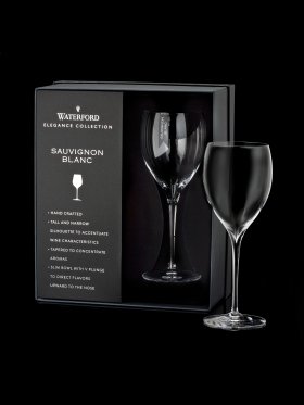 Waterford Crystal Elegance Optic Sauvignon Blanc Pair