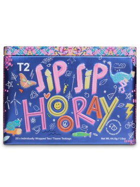 T2 Sip, Sip Hooray! 20 Teabag Christmas Collection