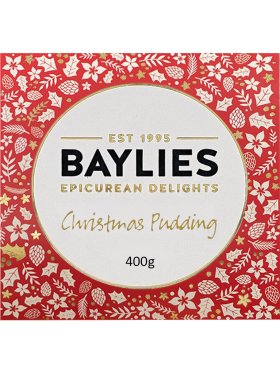 Baylies Epicurean Delights Christmas Pudding 400g