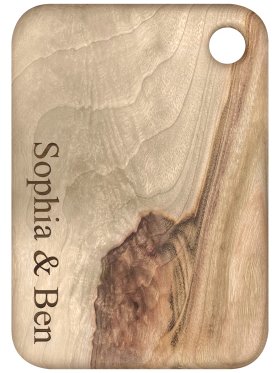 Laser Engraved Australian Hardwood Cutting Board 26cm x 18cm