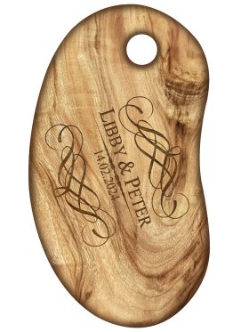 Laser Engraved Australian Hardwood Cutting Board 27cm x 15cm