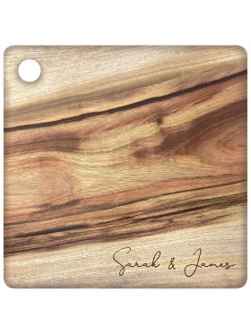 Laser Engraved Australian Hardwood Cutting Board 30cm x 30cm