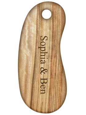 Laser Engraved Australian Hardwood Cutting Board 30cm x 13cm