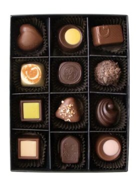 Godiva Chocolatiers Collection Gift Box, 12 Pieces, 135g