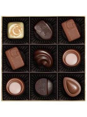 Godiva Gold Collection Gift Box, 9 Pieces, 99g