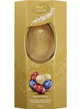 Lindt Milk Egg and Lindor Assorted Mini Eggs 83g