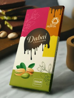 So Moorish Dubai Chocolate Bar 200g - Pistachio and Kanafe