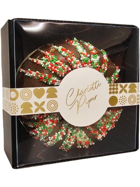 Charlotte Piper Rocky Road Wreath Milk Chocolate 300g