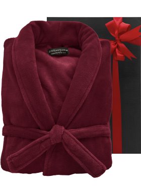 Plush Ultra Soft Robe - Burgundy