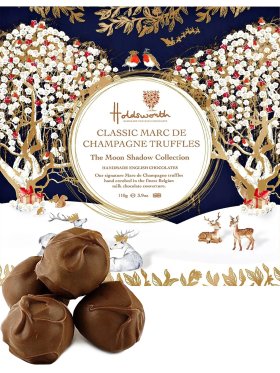 Holdsworth Classic Christmas Marc de Champagne Truffles, 110g