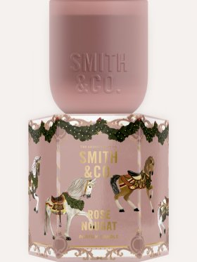 Smith & Co. Rose Nougat Festive Candle 80g
