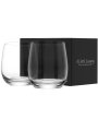 Pair of Crystal Stemless Glasses, 360ml each