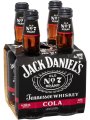 4 x Jack Daniels Whiskey & Cola 330ml