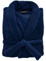 Plush Ultra Soft Robe - Navy, Large